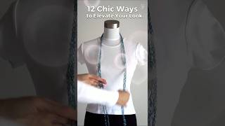 12 Ways to Style a Scarf Necklace: The Complete Guide ✨🧣 #accessorize #fashionhacks #howtostyle