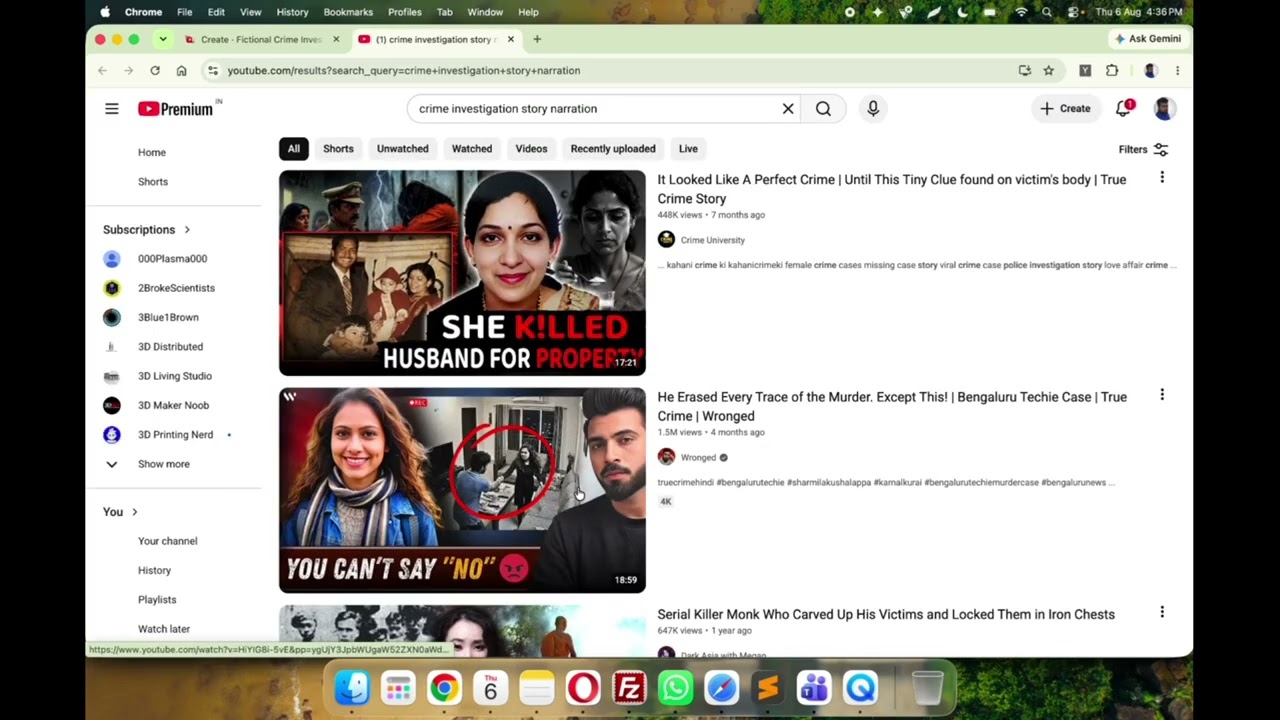 YouTube player