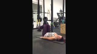 TRX hamstring & booty work! Bridges, hamstrings curls and reverse runners.