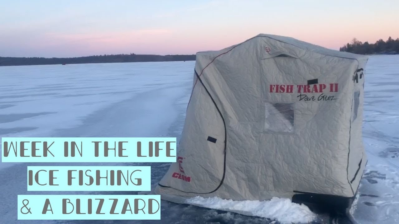 VLOGmas Ice Fishing, Black Friday Haul, & a Blizzard Vlogmas Day 27