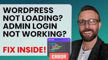 WordPress Login Not Working? Fix wp-admin not working, can