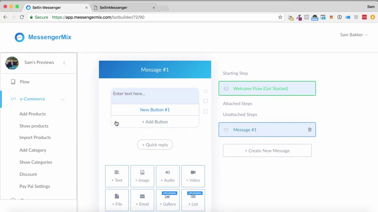Sellin Messenger Demo
