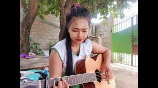 နေညိုရင်(မူရင်းလင်းနစ်) - Cover By Jessica Mai #cover #coversong #guitar #guitarcover #lovesinging