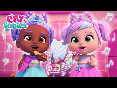 Cry Babies Karaoke Sing-a-Long 🎤  Brush Your Teeth & More! 🎶 Cry Babies Magic Tears | Kids Cartoons