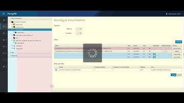 VM Reconfigure and Orderable Orchestration Templates