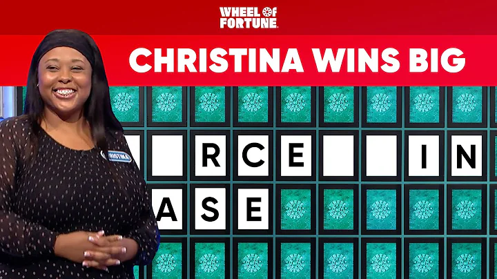 Christina's Bonus Round | Wheel of Fortune