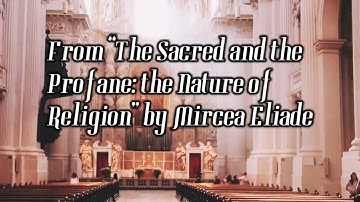 The Non-Homogeneity of Sacred Space by Mircea Eliade