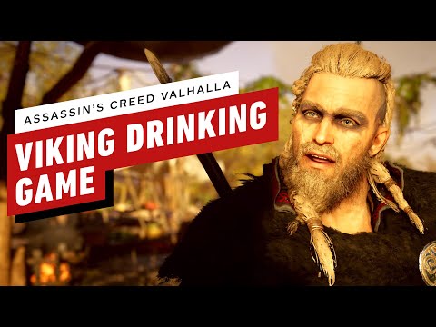 Assassin's Creed Valhalla - Eivor Competes in a Viking Drinking Game