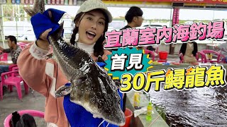 【亦起來釣魚】宜蘭的室內海釣場!竟然有30斤鱘龍魚!!!