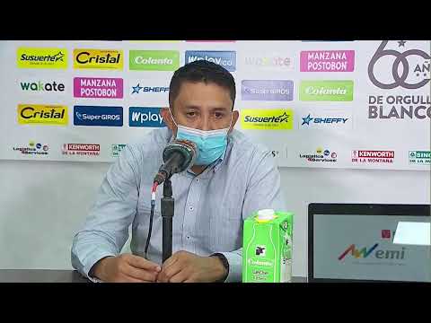 Rueda de prensa de Once Caldas tras el partido frente a Bucaramanga