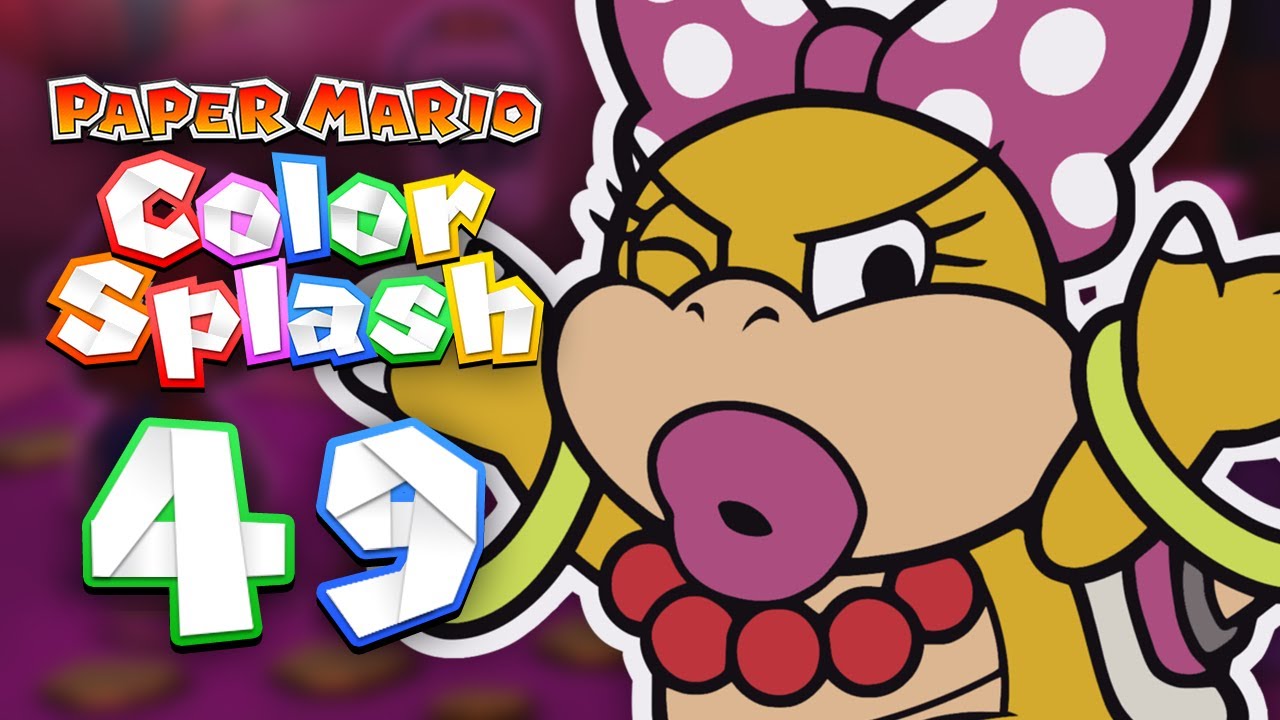 Paper Mario: Color Splash - #49: Wendy and the Purple Big ...