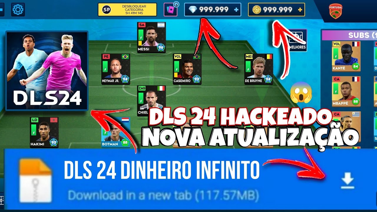 Dream League Soccer 2024 Dinheiro Infinito 🔥❤️😍 . . . #dreamleagueso