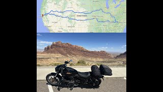 Solo ride across America on a Harley Davidson Nightster