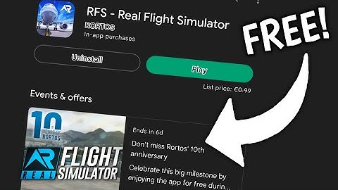 RFS is NOW FREE to download!! 🔥🤩 RFS Real Flight Simulator (Outdated)