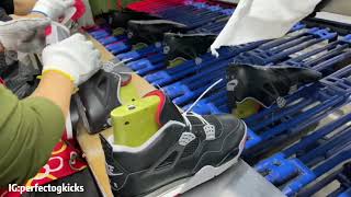 Inside Producing of Air Jordan 4 Bred Reimagined | OG Sneakers factory
