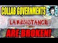 Hearts of Iron IV COLLABORATION GOVERNMENTS ARE BROKEN! - La Resistance DLC