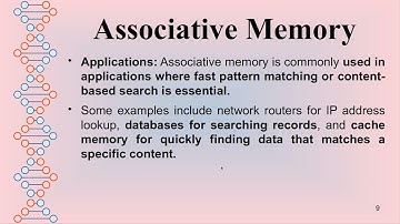 Associative Memory in English