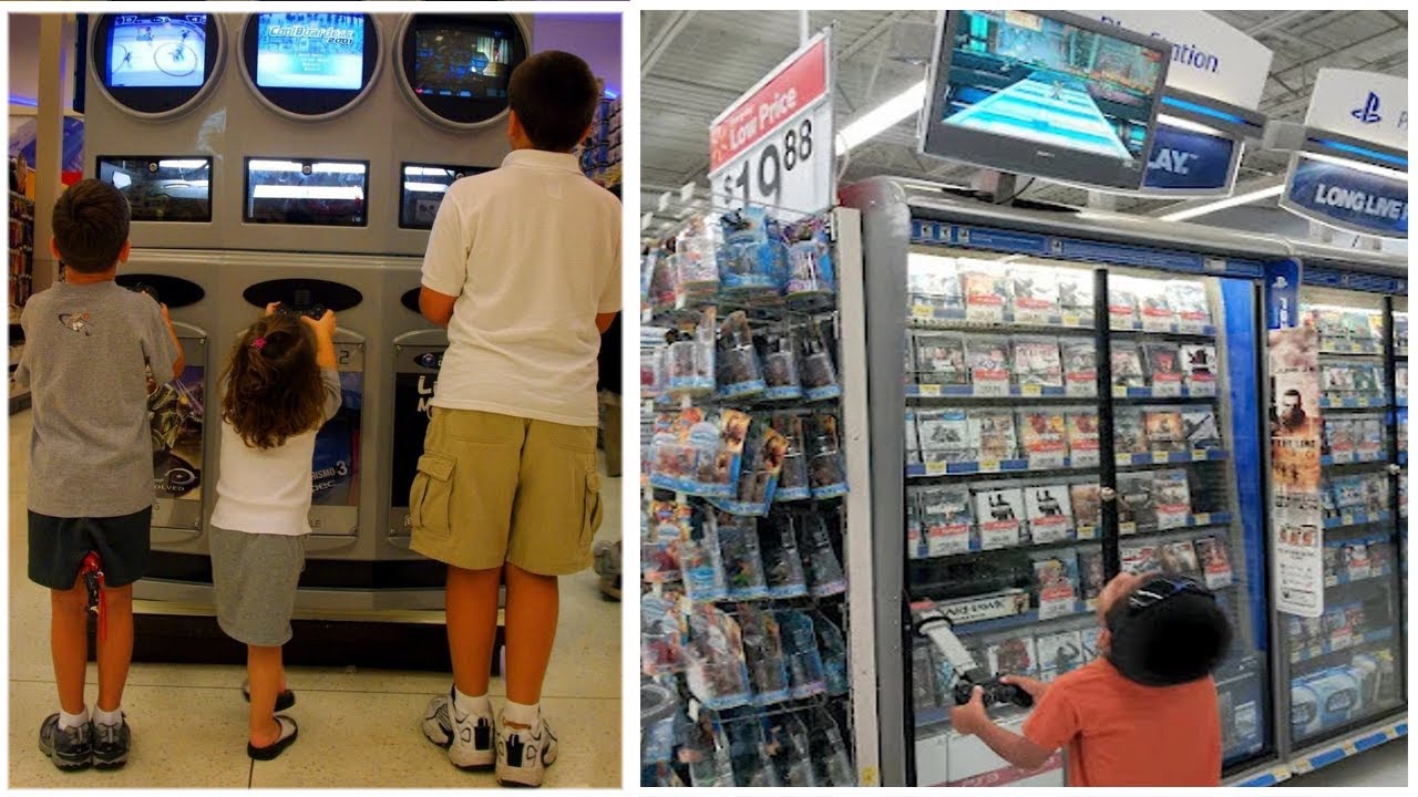 Waiting for mom at the store while playing demo video games back in the  days. : r/nostalgia