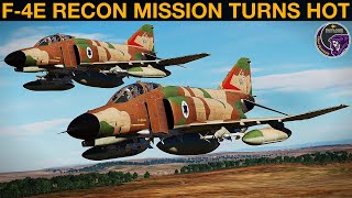 1971 Dangerous Israeli F4E Mission To Spy On Syrian SAMs | DCS Reenactment