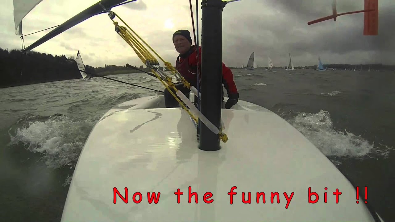 Cransley Sailing Club - Nigel Austin sailing his Comet