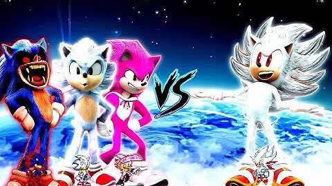 Sonic Chaos V3 OP (AF), Sonic Black V3 OP (AF) & Sonic exe V3 OP (AF) VS Shadic V2 OP (AF) in Mugen