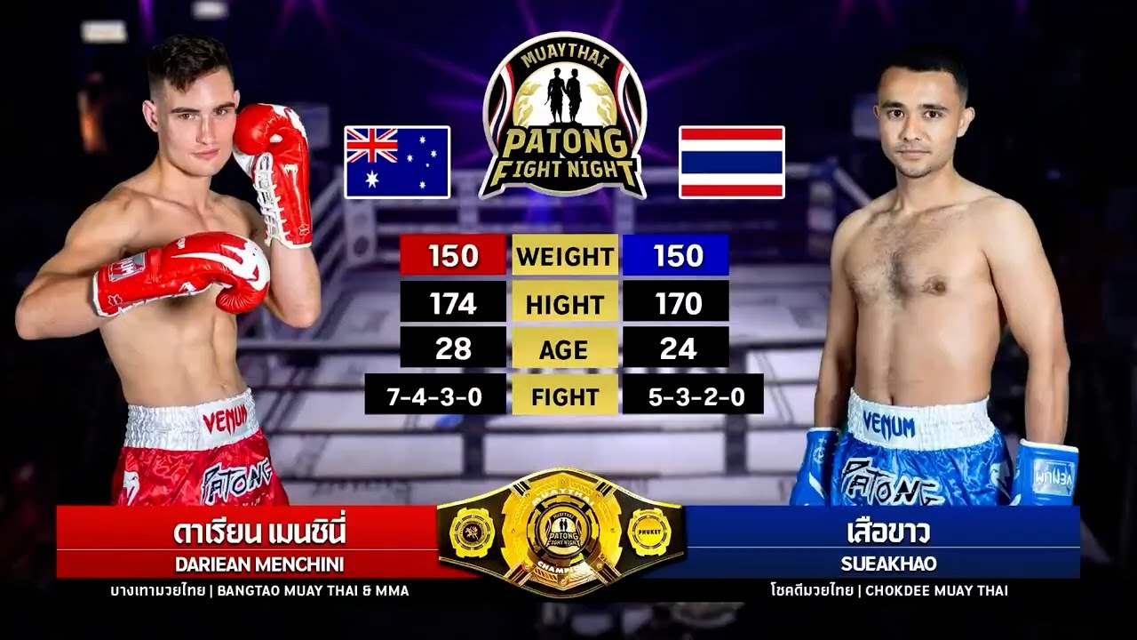 Darien Menchini vs Sueakhao Chokdee MuayThai