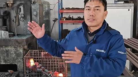 How to forge skirt body for T45 76mm button bit