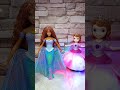 satisfying With unboxing Princess Sofia & Ariel mermaid