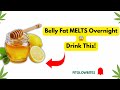 Drink THIS Before Bed for 7 Days and Burn Belly Fat Fast at Night