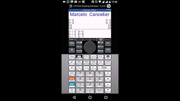 Sistemas lineares - HP Prime