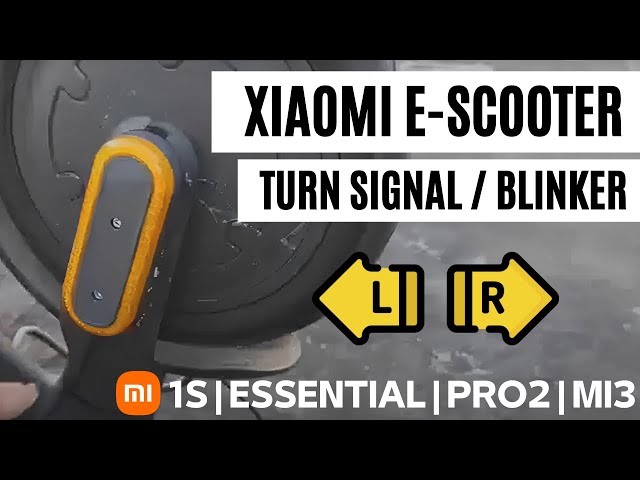 Sharp KS3A E-Scooter mit Blinker, Display, beleuchteter Unte