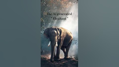 Ai generated Elephant | Best Ai Video Generator - Text To Video Ai ❤️| Free ✅💯| Ai Video Generator