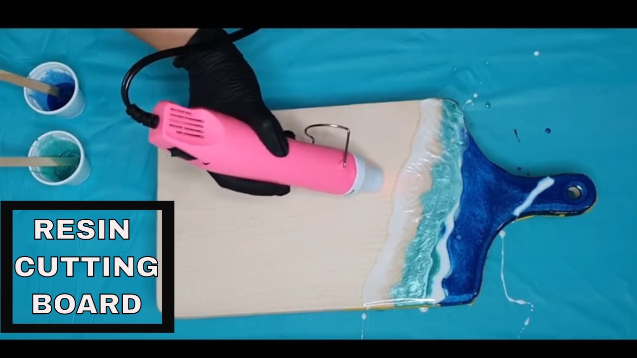 How to make/Resin cutting board/ tutorial/ YouTube