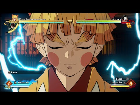 Zenitsu Red Light District Moveset x Vs Battles Dlc Gameplay | Demon Slayer Hinokami Chronicles