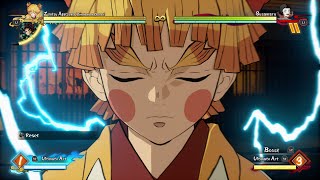 Zenitsu Red Light District Moveset & Vs Battles DLC Gameplay | Demon Slayer Hinokami Chronicles