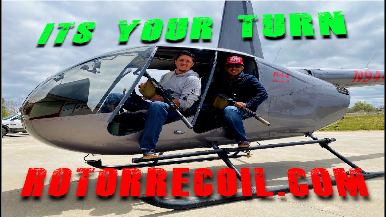 How fun is it to shoot out of a helicopter? #helicopter #ranch #texas ...