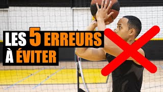 BASKET : Les 5 ERREURS que vous commettez TOUS à L'ENTRAÎNEMENT