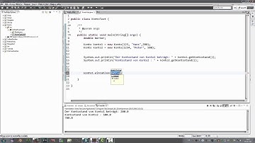 Java Eclipse einfache Methoden programmieren und anwenden - Java Tutorial