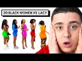 Lacy vs 20 black queens