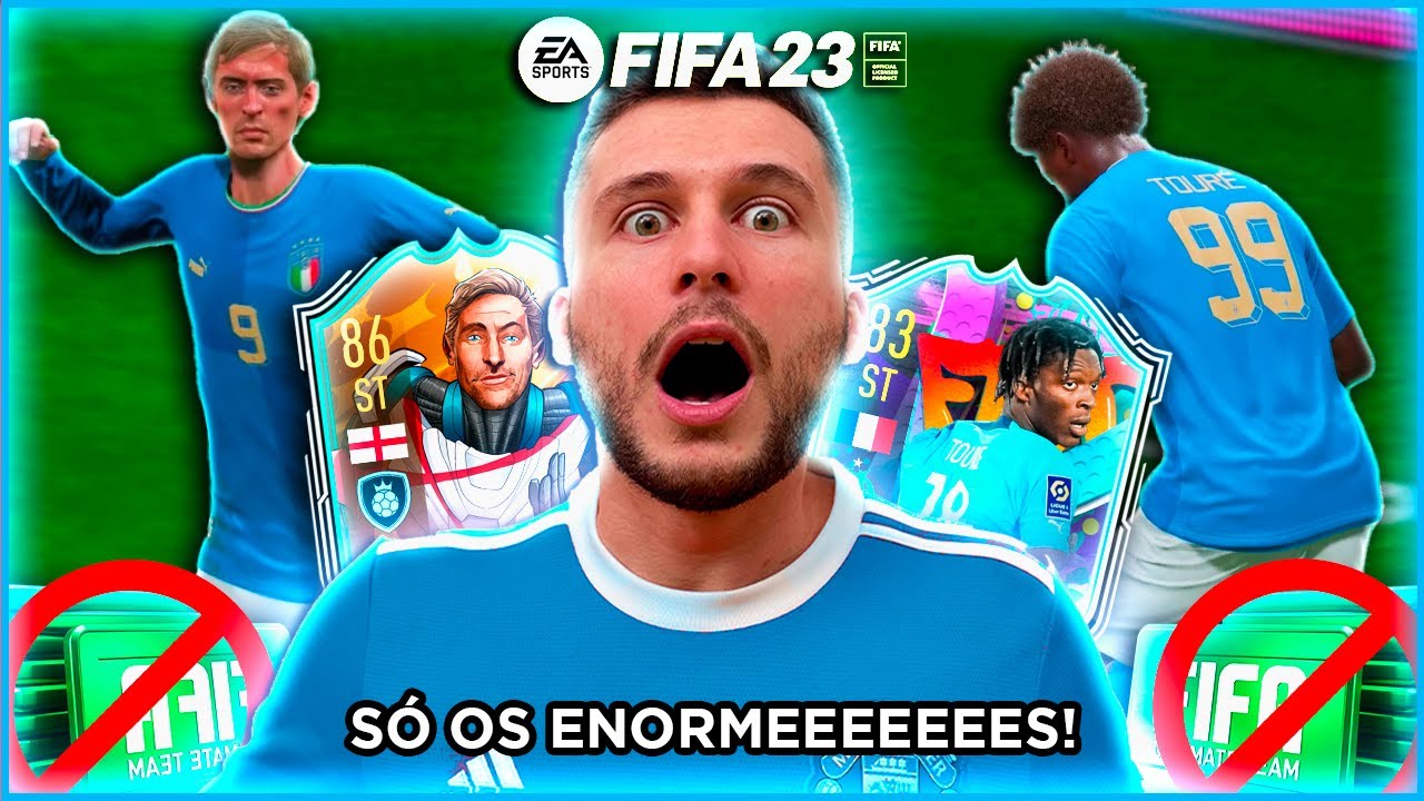 COLOQUEI OS MAIORES JOGADORES NO ATAQUE E JOGUEI A WL!! ZAGA BUGADINHA SEM FIFA POINTS! FIFA 23 - UT