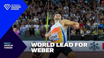 Julian Weber sets new javelin WORLD LEAD at Zurich Final – Wanda Diamond League 2025
