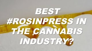 Best Rosin Press in the Industry? by Cannabis Frontier