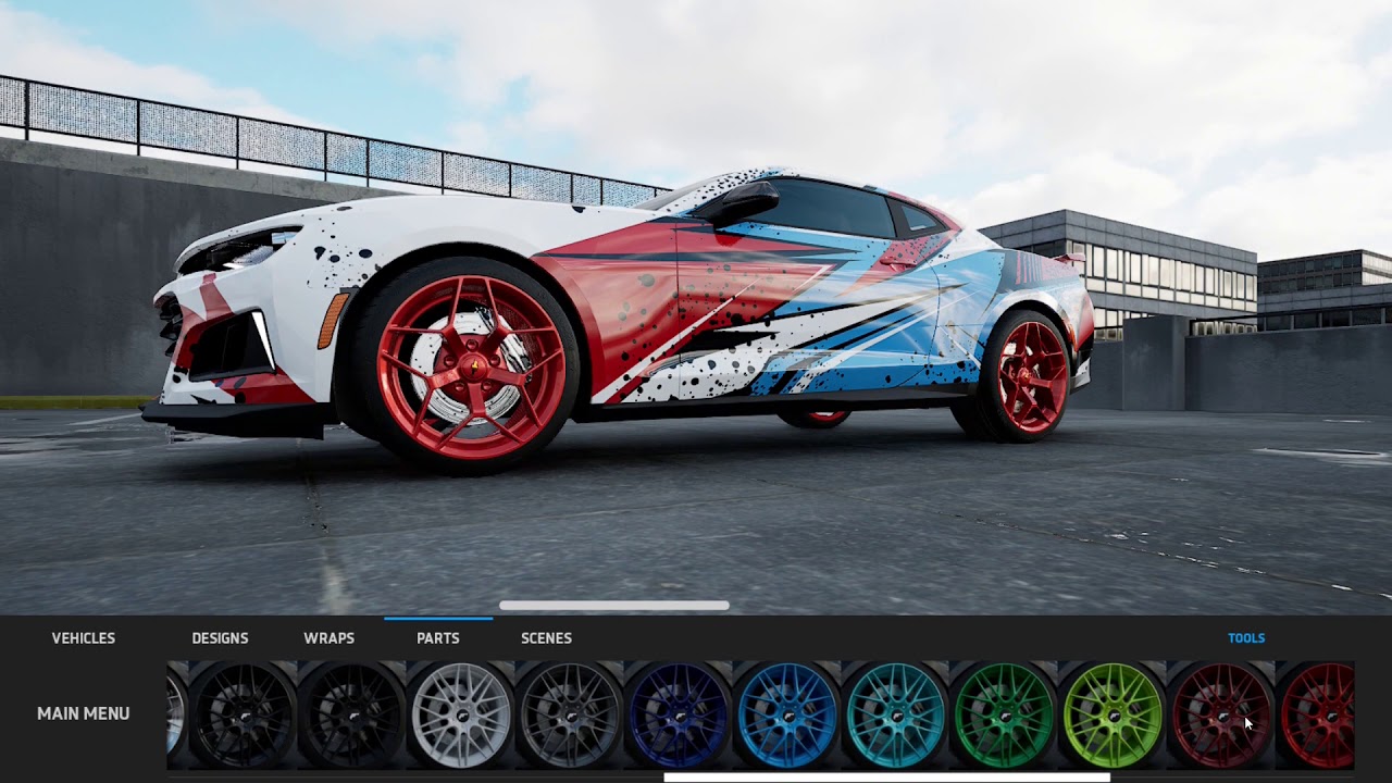 Chevrolet Camaro wrap design | Footage from 3D Changer PRO 2