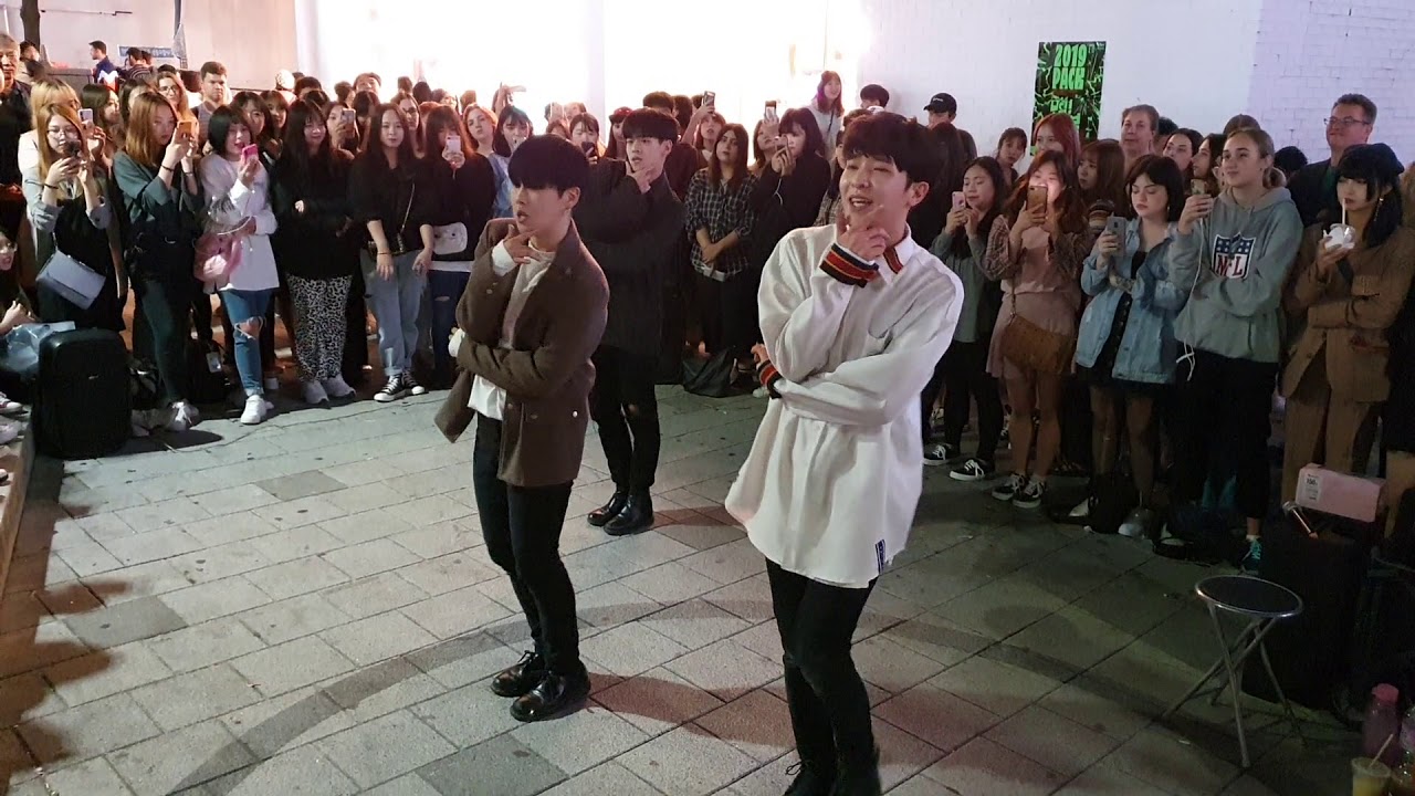 퍼포먼스팀 엠와이엠(M.Y.M-MAXXAM)-강신화(KangShinHwa),김영원(KimYoungWon),김효진(KimHyoJin)/ Part 2-1 20190919 홍대버스킹