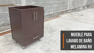 ✅ Como hacer un mueble para lavabo de baño Melamina RH