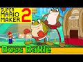 Mario maker 2  how to make ribby and croaks boss battle mario maker 2 boss ideascuphead bosses