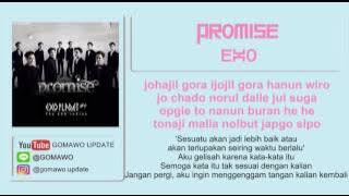 LIRIK EXO - PROMISE by GOMAWO [LIRIK KOREA, INDONESIA & SONG PHOTO COVER]