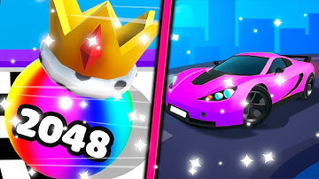 Ball Merge 2048 Vs Race Master 3D Car Racing All Levels Android iOS Gameplay Walkthrough 4K Nr 13