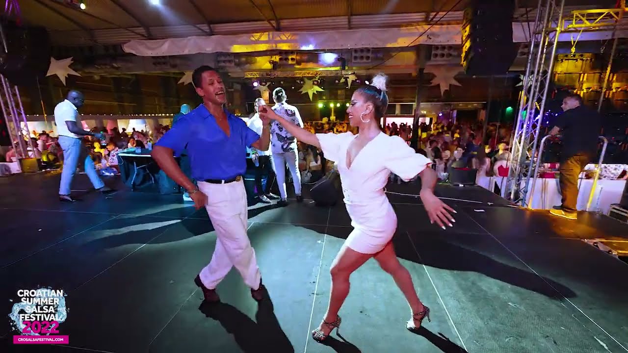 Franklin Diaz & Linda Aramendiz - Cha cha cha dance - Croatian Summer Salsa Festival - Rovinj, 2022