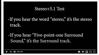 Playing around with 5.1 Surround Sound in YouTube